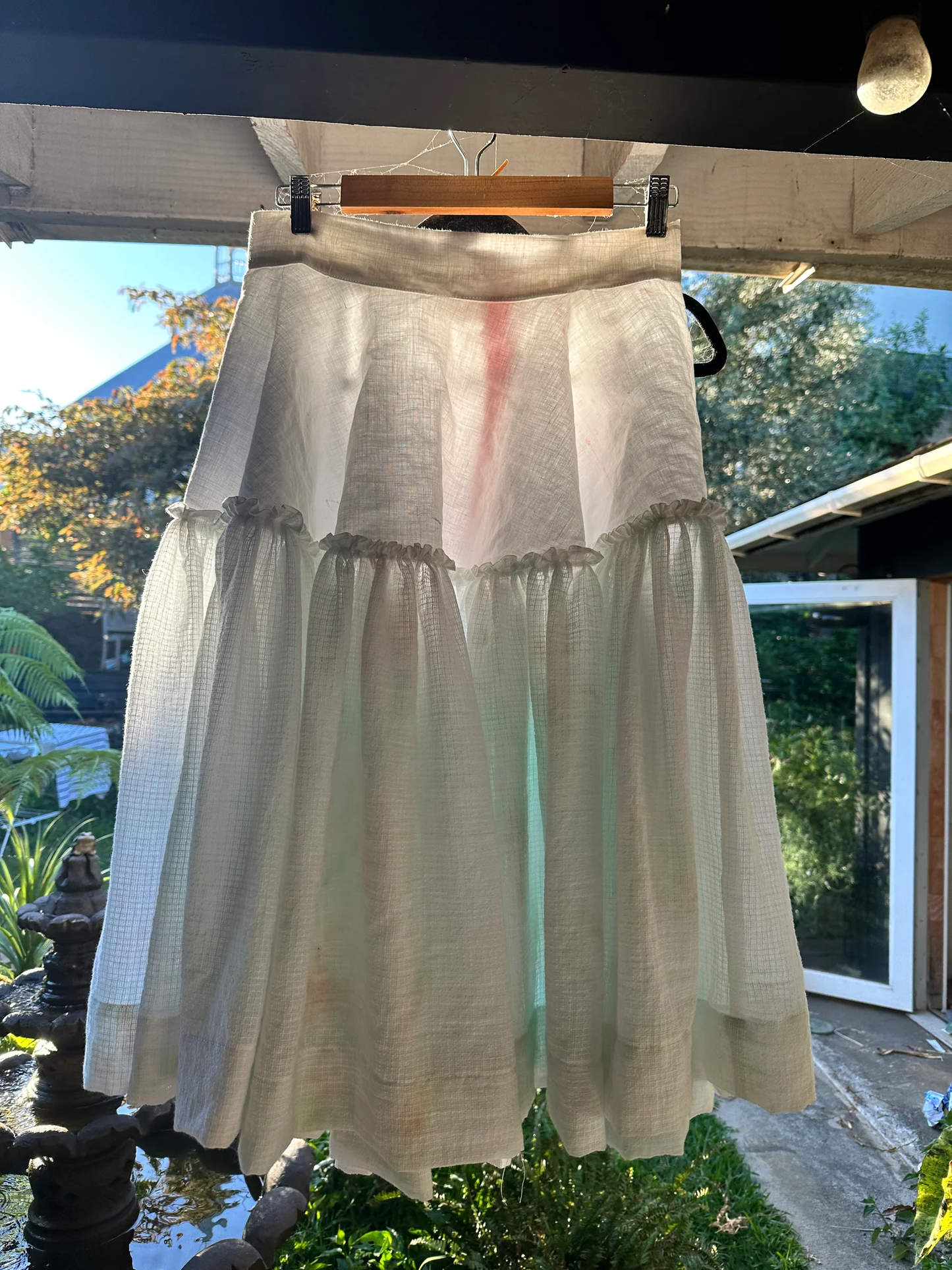 White Cotton Skirt
